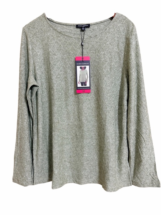 Mario Serrani Tops - Mario Serrani Italy Cable Knit Sweater Top Long Sleeve Olive Green Women’s M